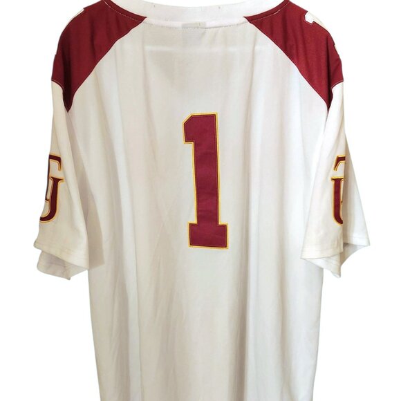 Tuskegee University Golden Tigers Colosseum Football Jersey Size 3XL White NWT - Picture 2 of 8